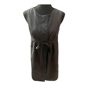 Laundry by Design Charcoal Silk Dress Size 2